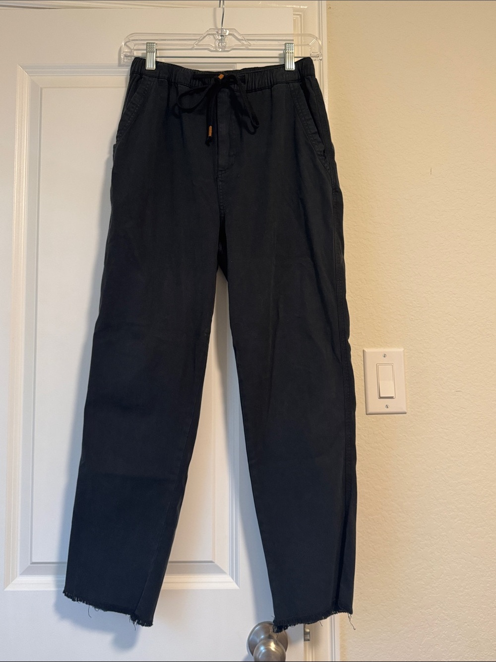 Thread & Supply Black Drawstring Pants